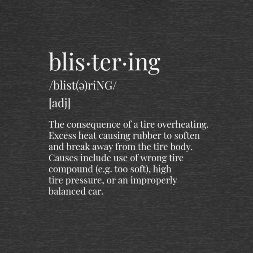 Blistering Definition Formula 1 Unisex T-Shirt