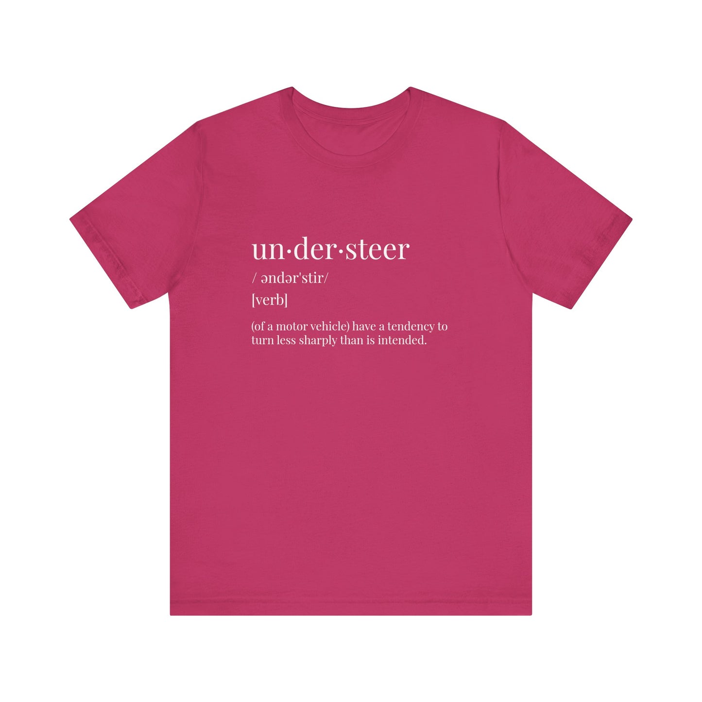 Understeer Definition Formula 1 Unisex T-Shirt