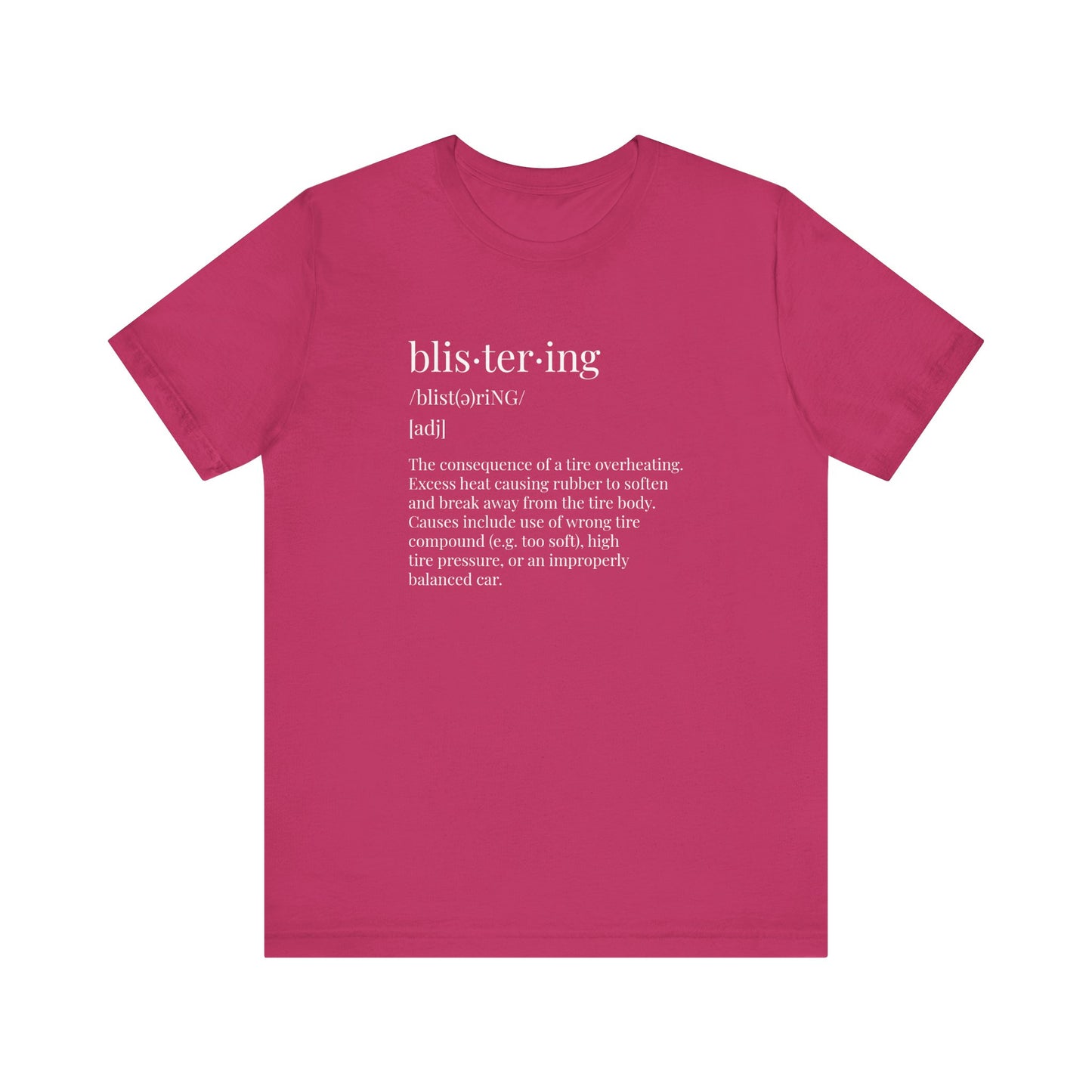 Blistering Definition Formula 1 Unisex T-Shirt