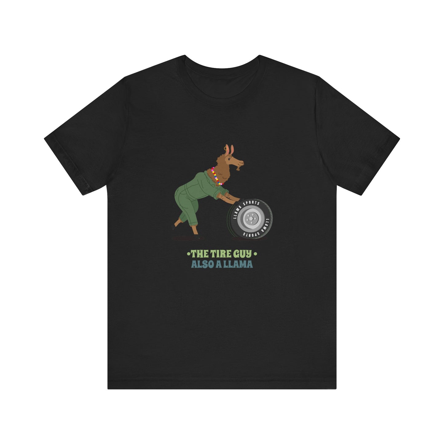 Llama Tire Guy Formula 1 Unisex T-Shirt