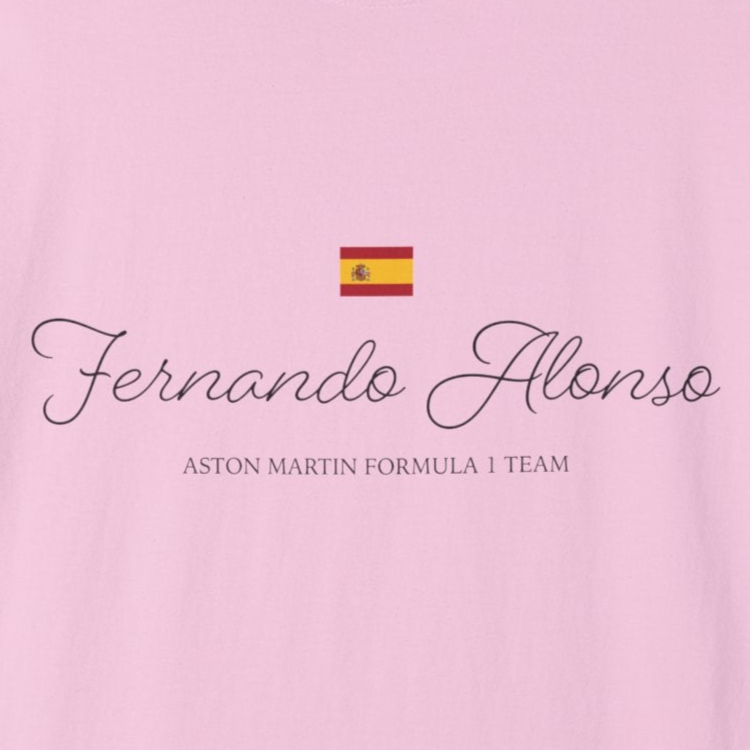 Fernando Alonso with Flag Formula 1 Comfort T-Shirt