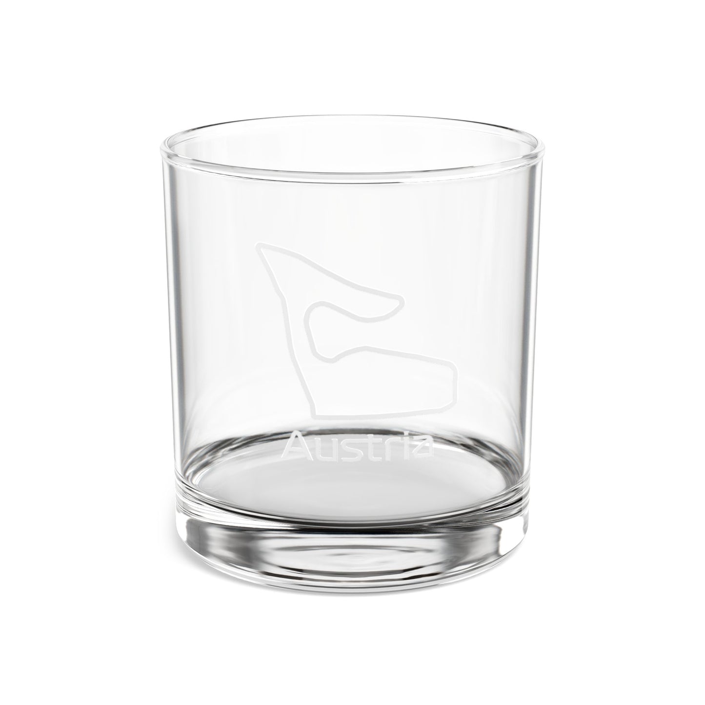 Austrian Grand Prix Red Bull Ring Track Rocks Glass, 10oz