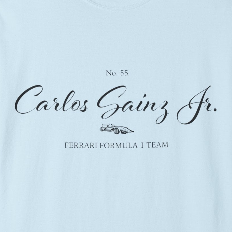 No. 55 Carlos Sainz Formula 1 Comfort T-Shirt