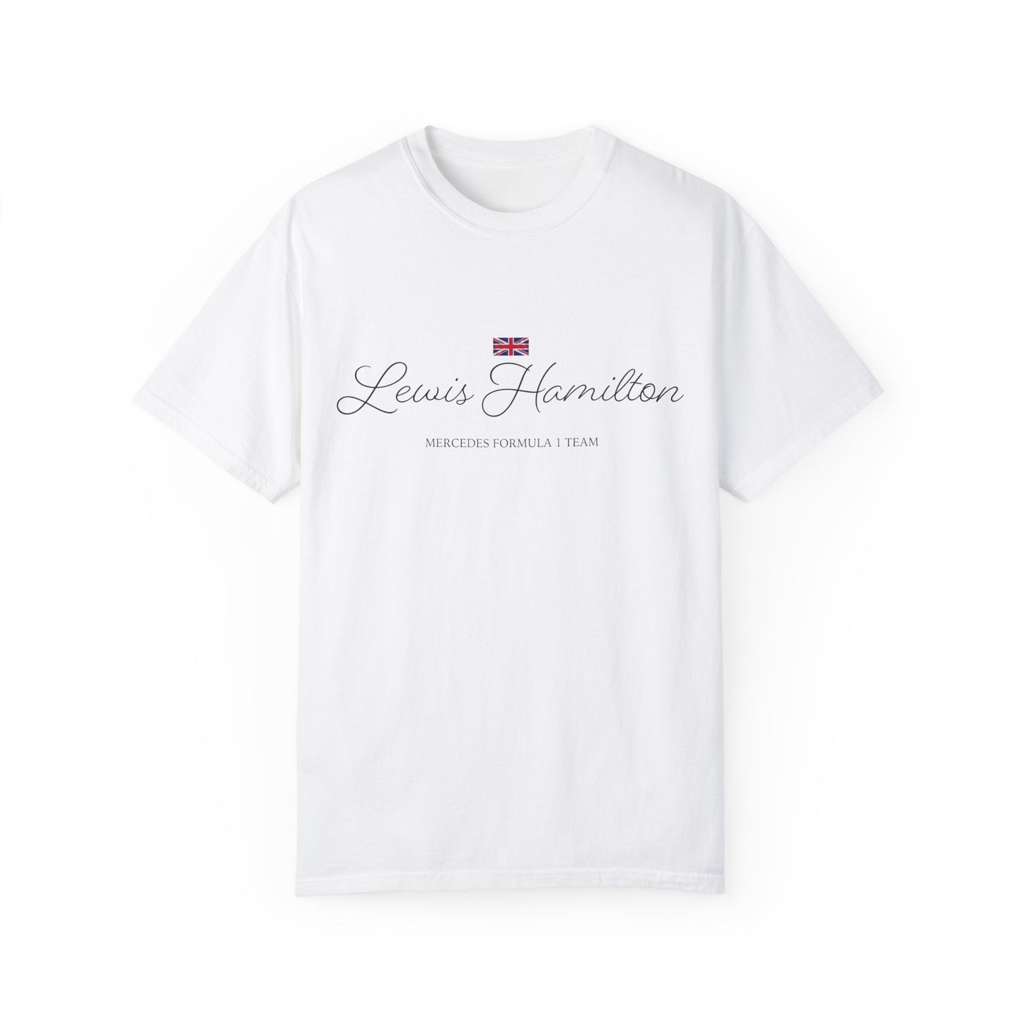 Lewis Hamilton with Flag Formula 1 Comfort T-Shirt