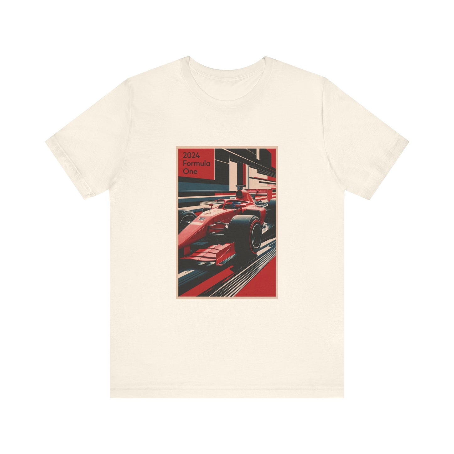 Bauhaus Styled Vintage Formula 1 Unisex T-Shirt