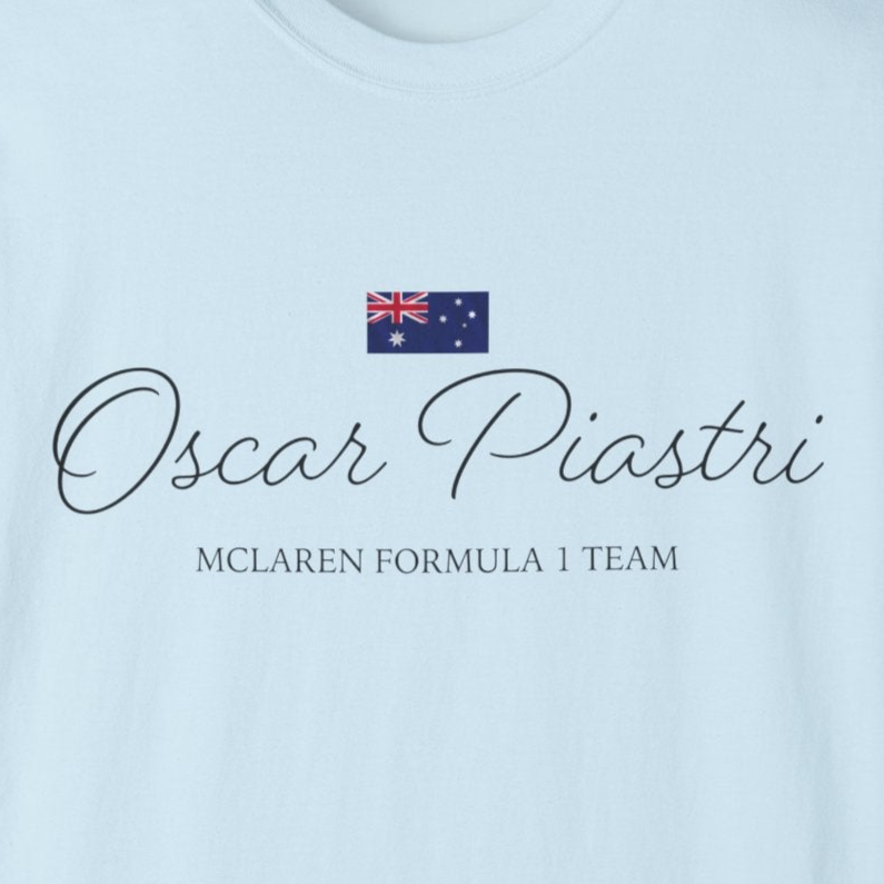 Oscar Piastri Shirt with Flag Formula 1 Comfort T-Shirt