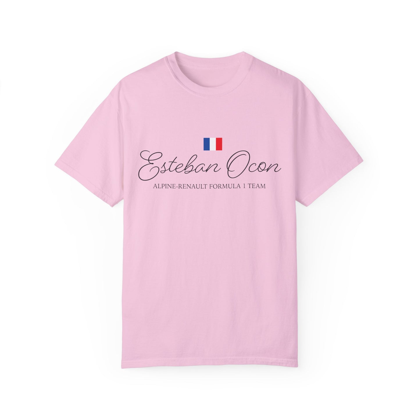 Esteban Ocon with Flag Formula 1 Comfort T-Shirt