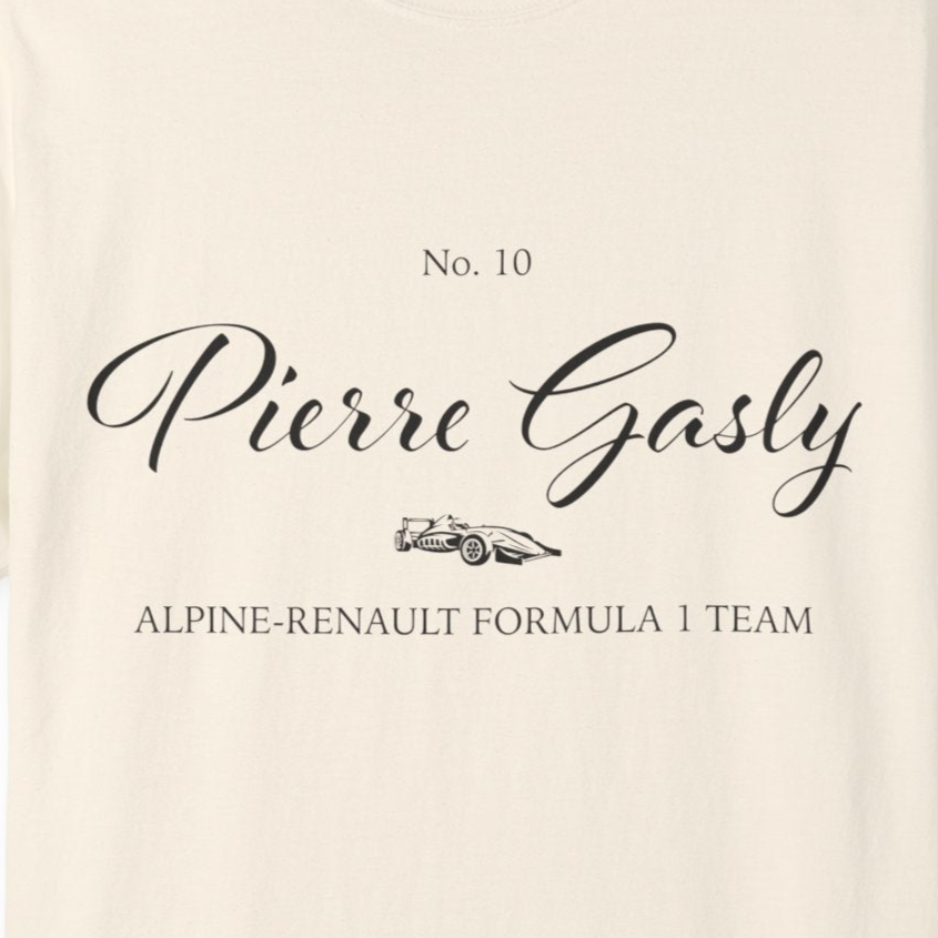 No. 10 Pierre Gasly Formula 1 Comfort T-Shirt