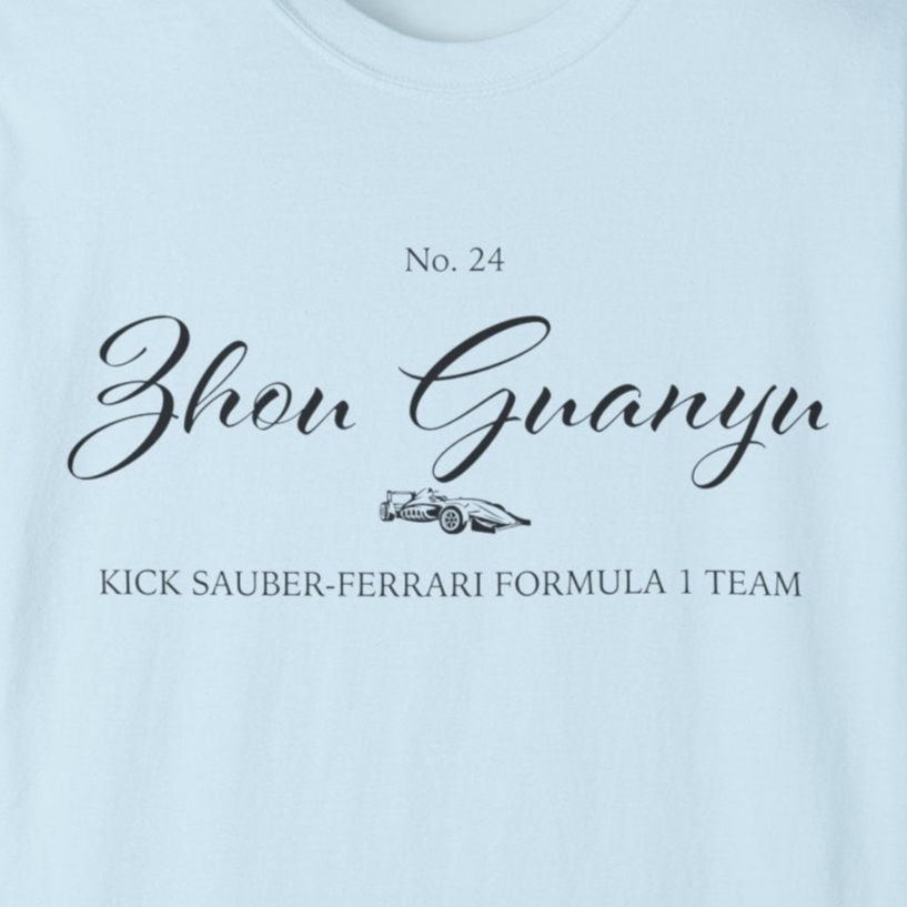 No. 24 Zhou Guanyu Formula 1 Comfort T-Shirt