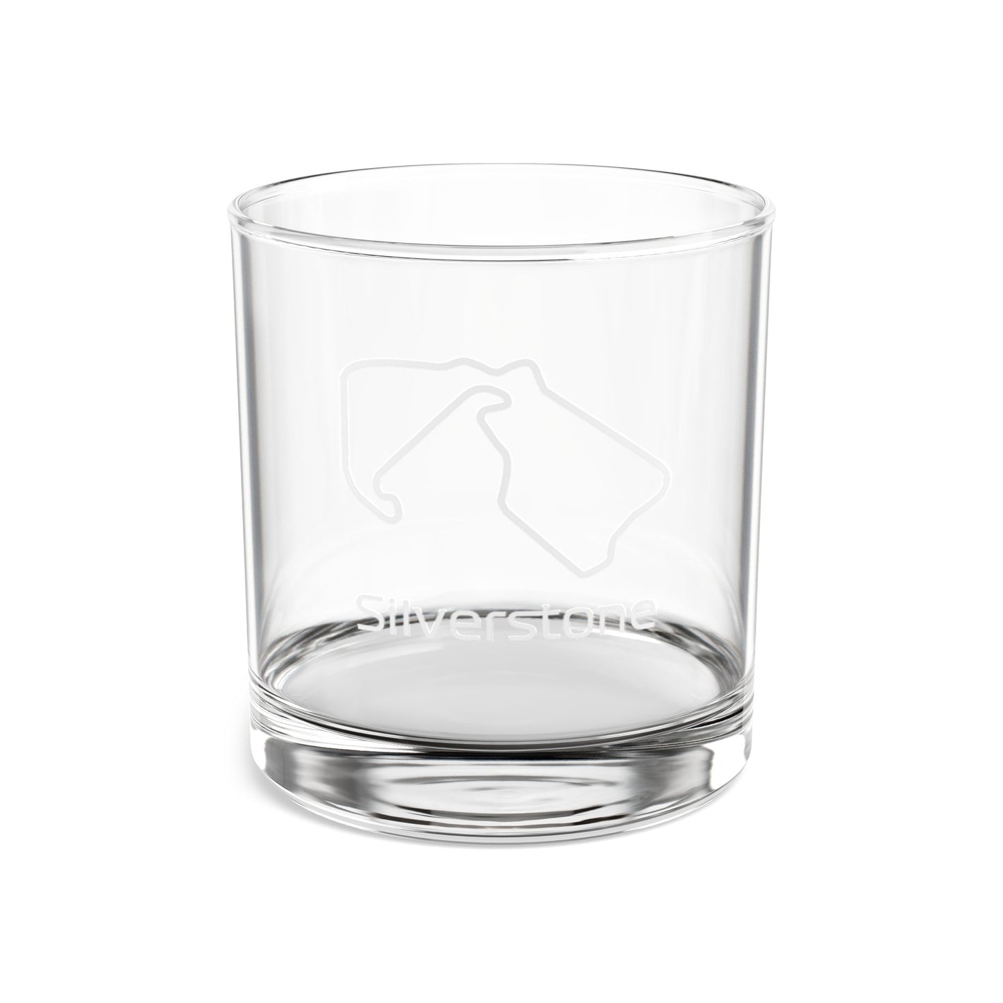 British Grand Prix Silverstone Track Rocks Glass, 10oz