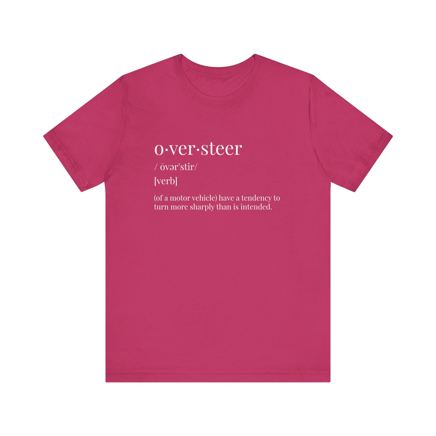 Oversteer Definition Formula 1 Unisex T-Shirt