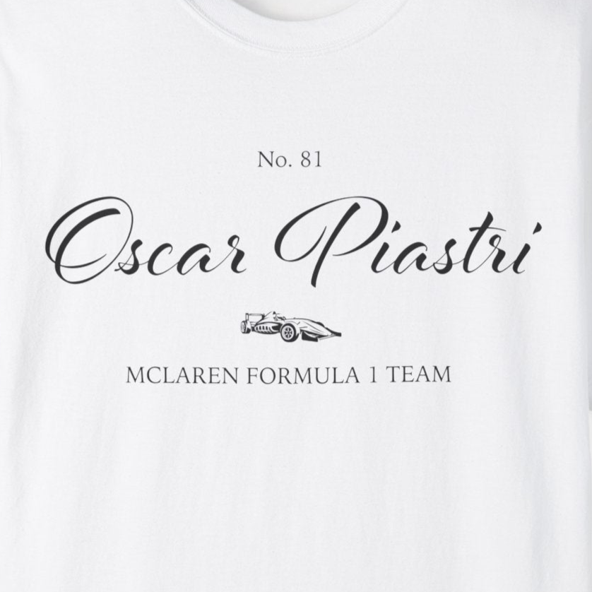 No. 81 Oscar Piastri Formula 1 Comfort T-Shirt