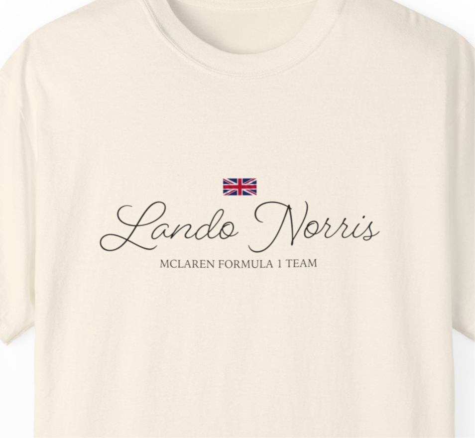 Lando Norris with Flag Formula 1 Comfort T-Shirt