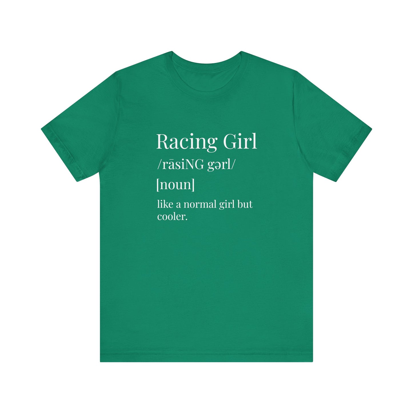 Racing Girl Definition Unisex T-Shirt