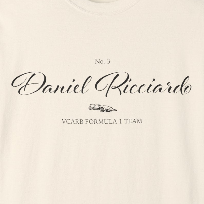 No. 3 Daniel Ricciardo Formula 1 Comfort T-Shirt