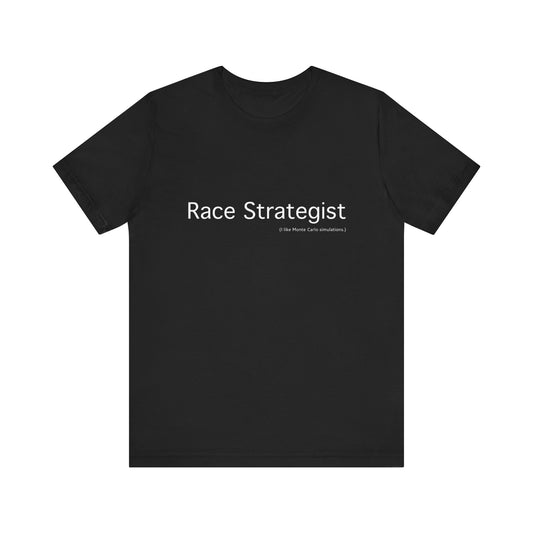 Race Strategist Formula 1 | I like Monte Carlo Simulations Unisex T-Shirt