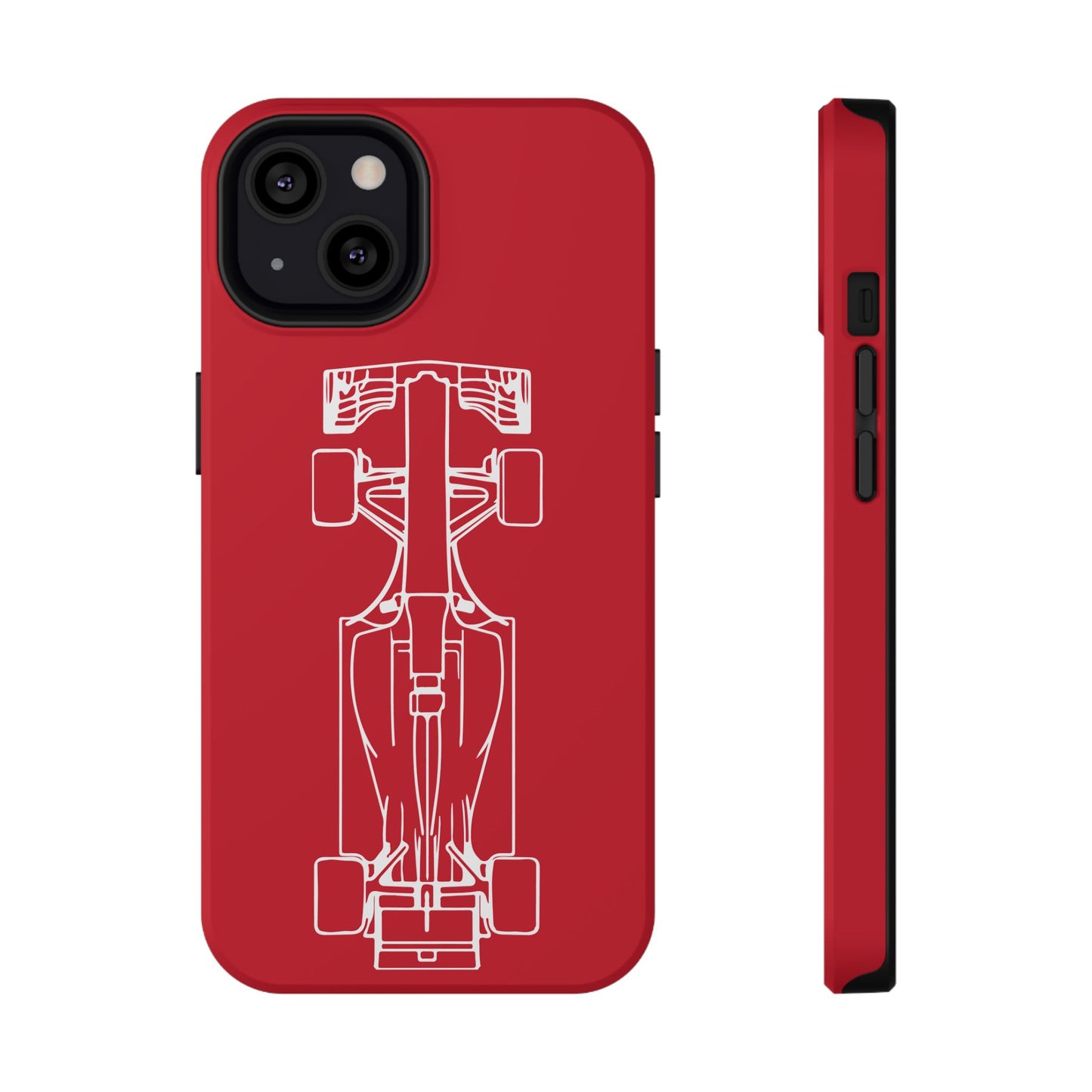 Formula 1 Impact-Resistant iPhone Case - Matte Red