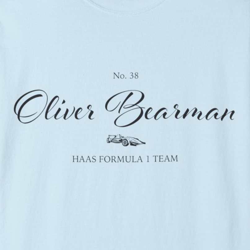 No. 38 Oliver Bearman Formula 1 Comfort T-Shirt