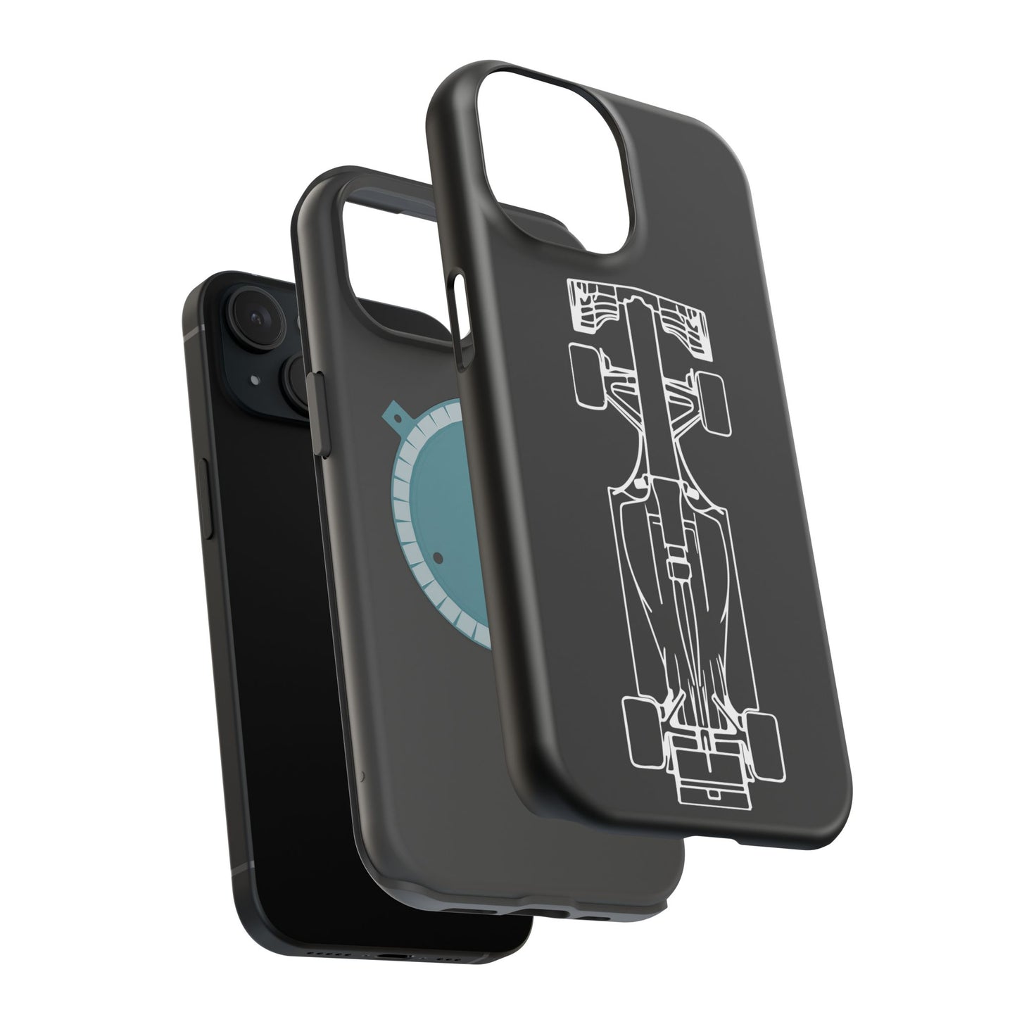 Formula 1 Impact-Resistant iPhone Case - Matte Black