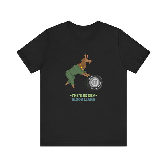 Llama Tire Guy Formula 1 Unisex T-Shirt