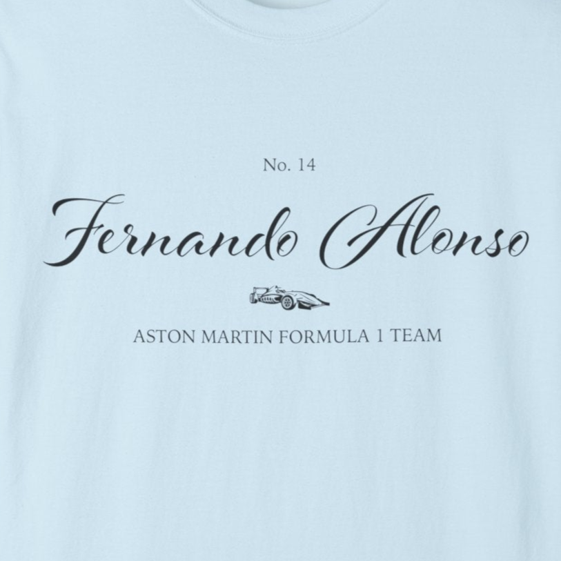 No. 14 Fernado Alonso Formula 1 Comfort T-Shirt