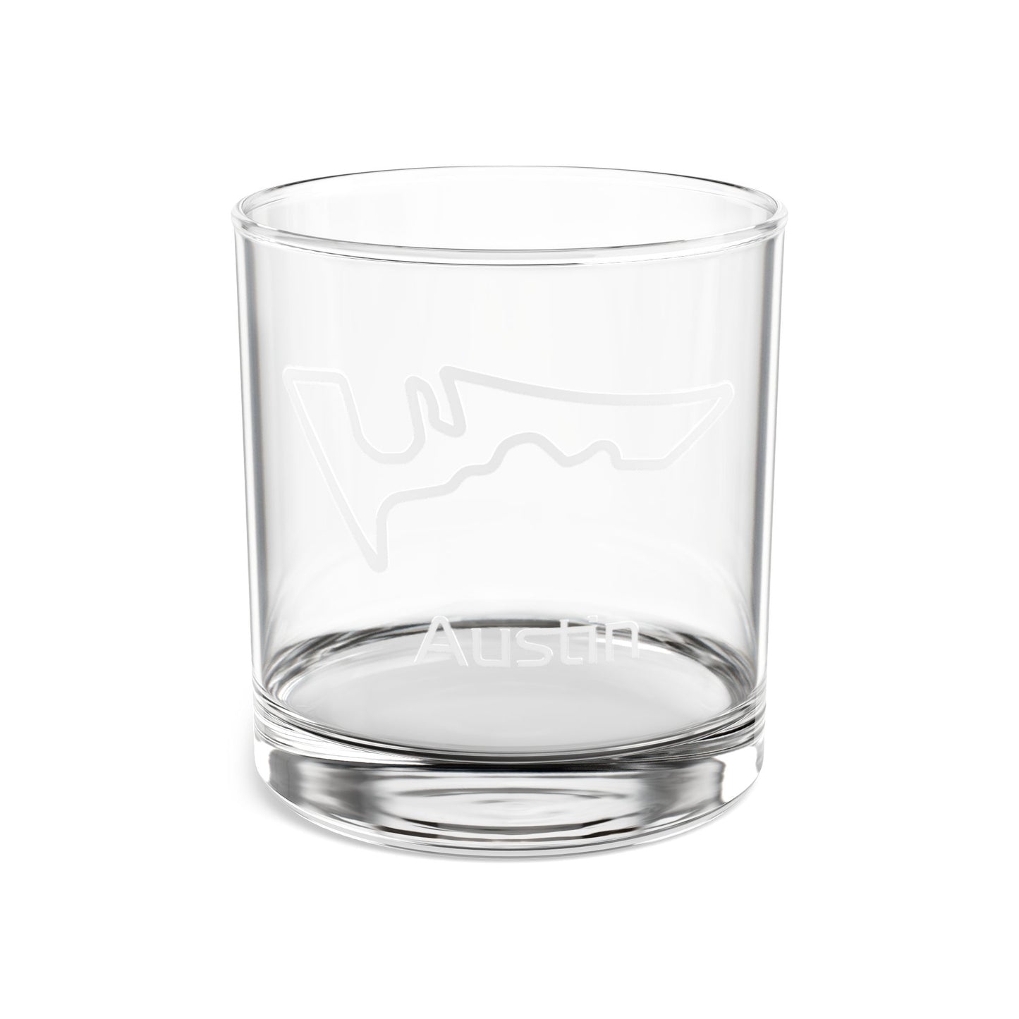 United States Grand Prix Austin Track Rocks Glass, 10oz