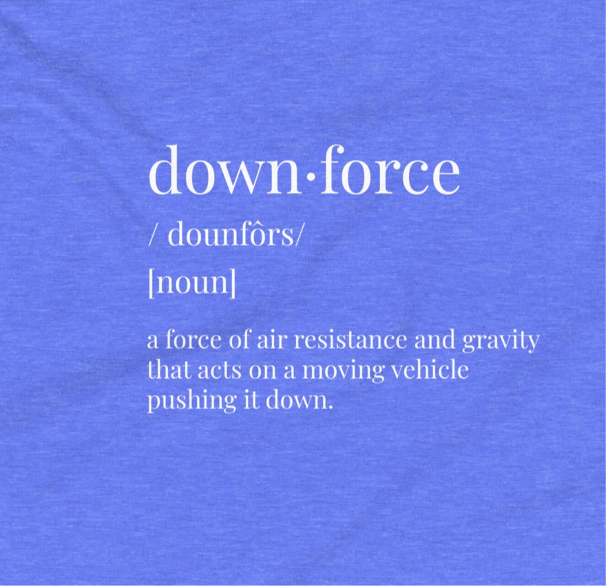 Downforce Definition Formula One Youth Short Sleeve T-Shirt