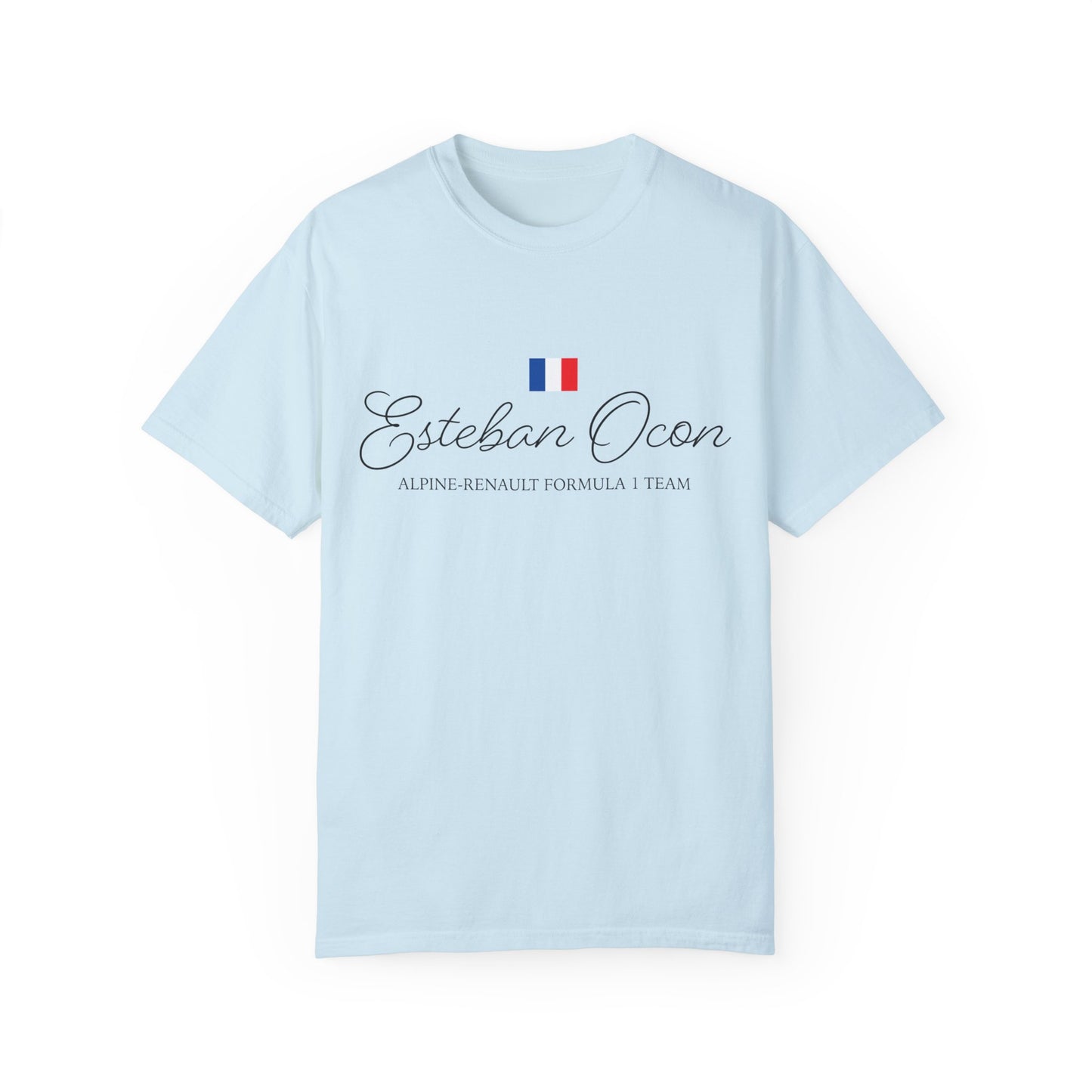 Esteban Ocon with Flag Formula 1 Comfort T-Shirt