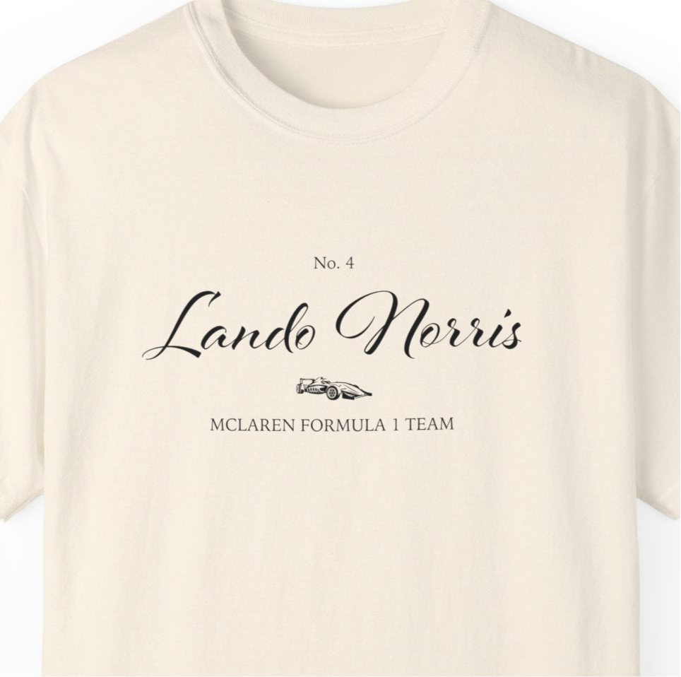 No. 4 Lando Norris Mclaren Formula 1 Comfort T-Shirt