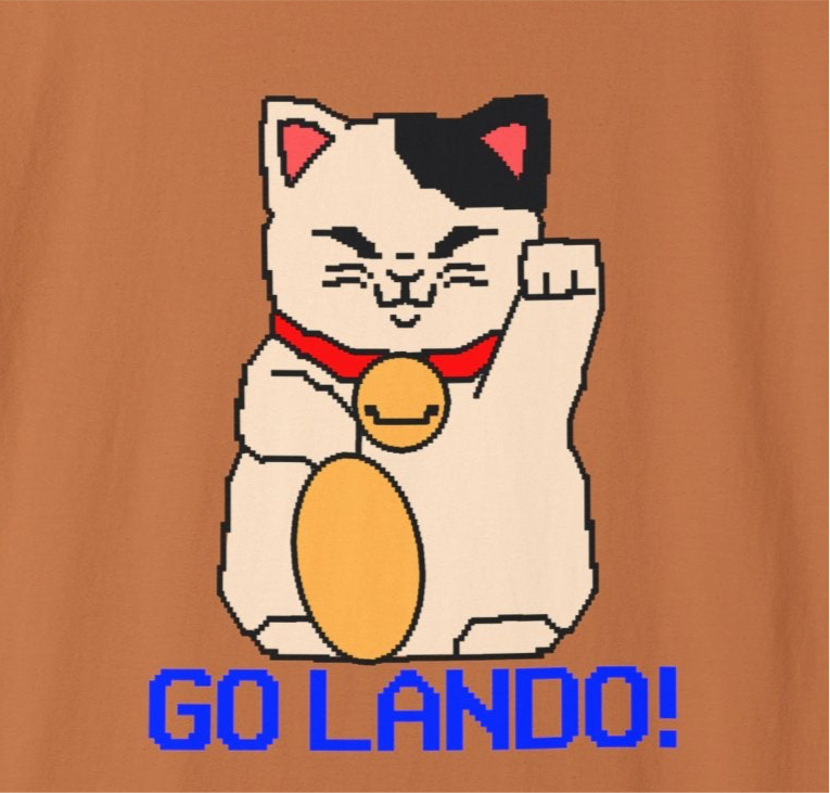 “Go Lando” Formula 1 Lando Norris Cat Comfort T-Shirt