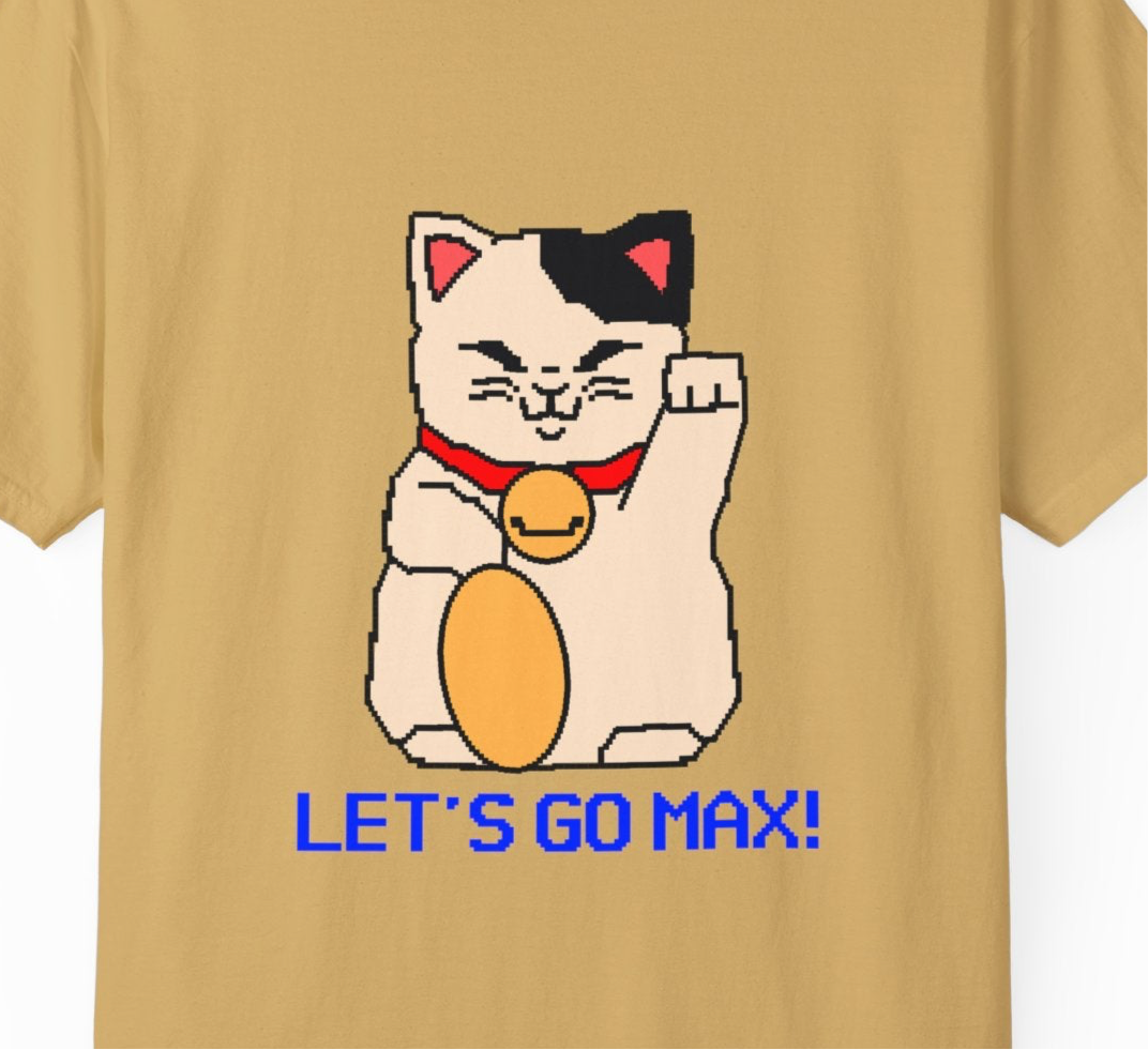 “Let's Go Max” Formula 1 Max Verstappen Cat Comfort T-Shirt