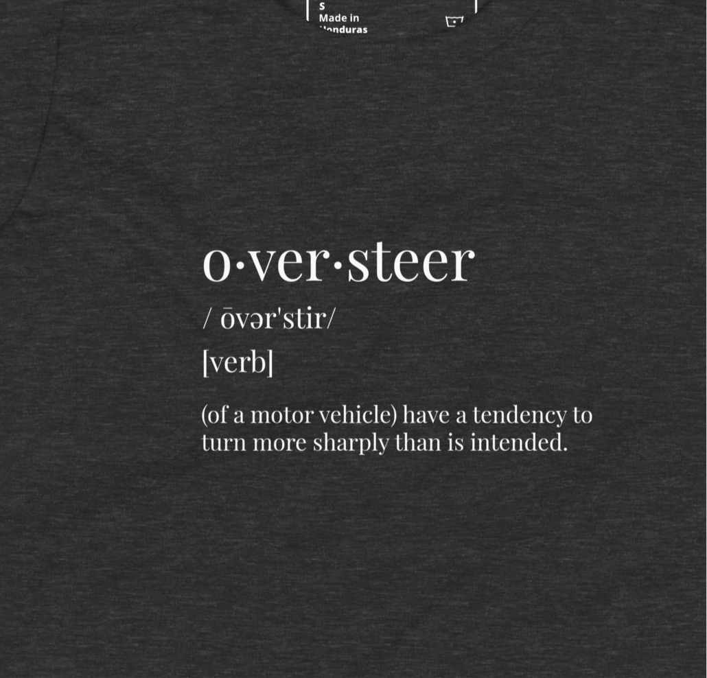 Oversteer Definition Formula One Youth Short Sleeve T-Shirt